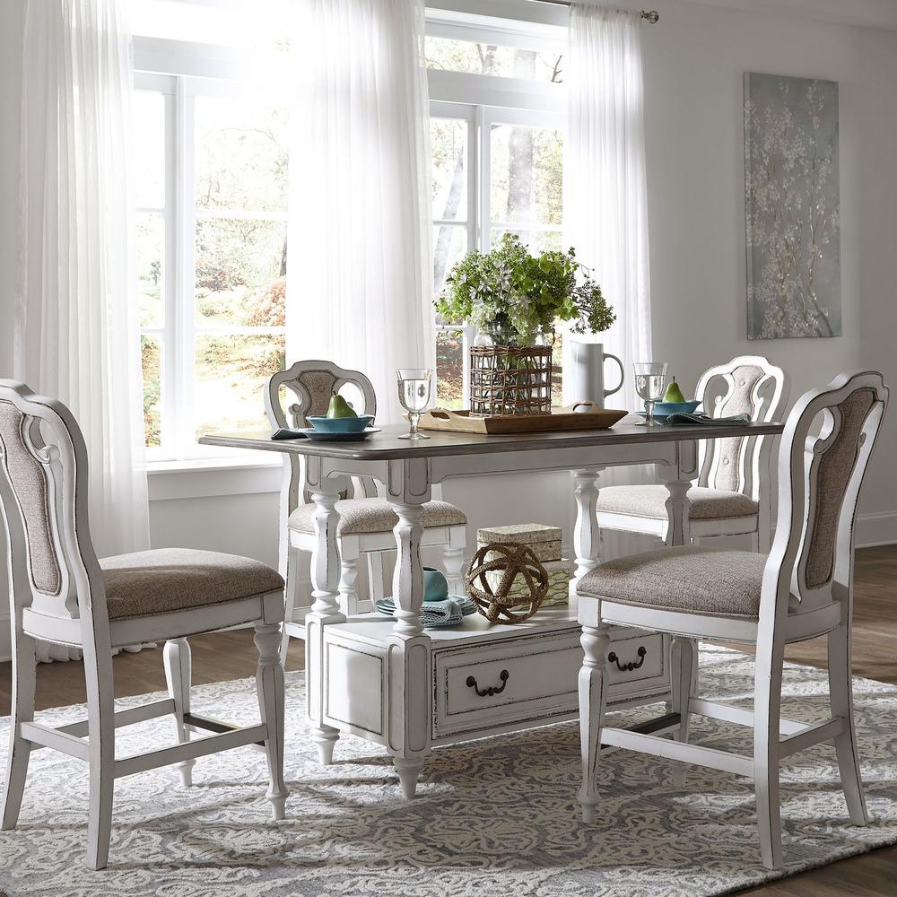 Magnolia Manor Counter Height Chair (RTA) in Antique White