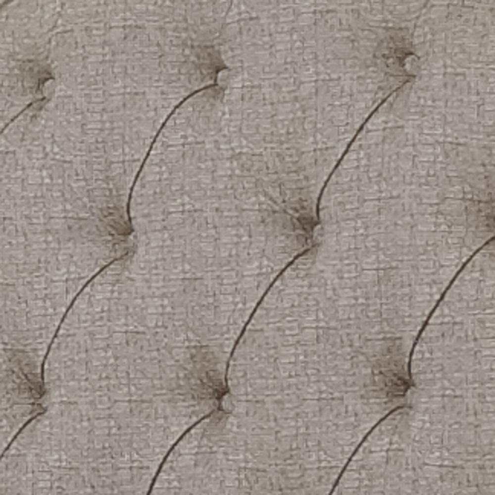 Magnolia Manor Queen Upholstered Panel Headboard in Antique White