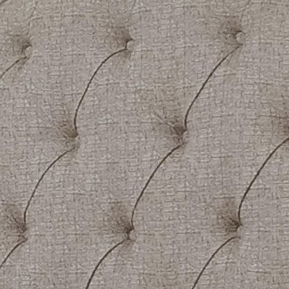 Magnolia Manor Queen Upholstered Panel Headboard in Antique White