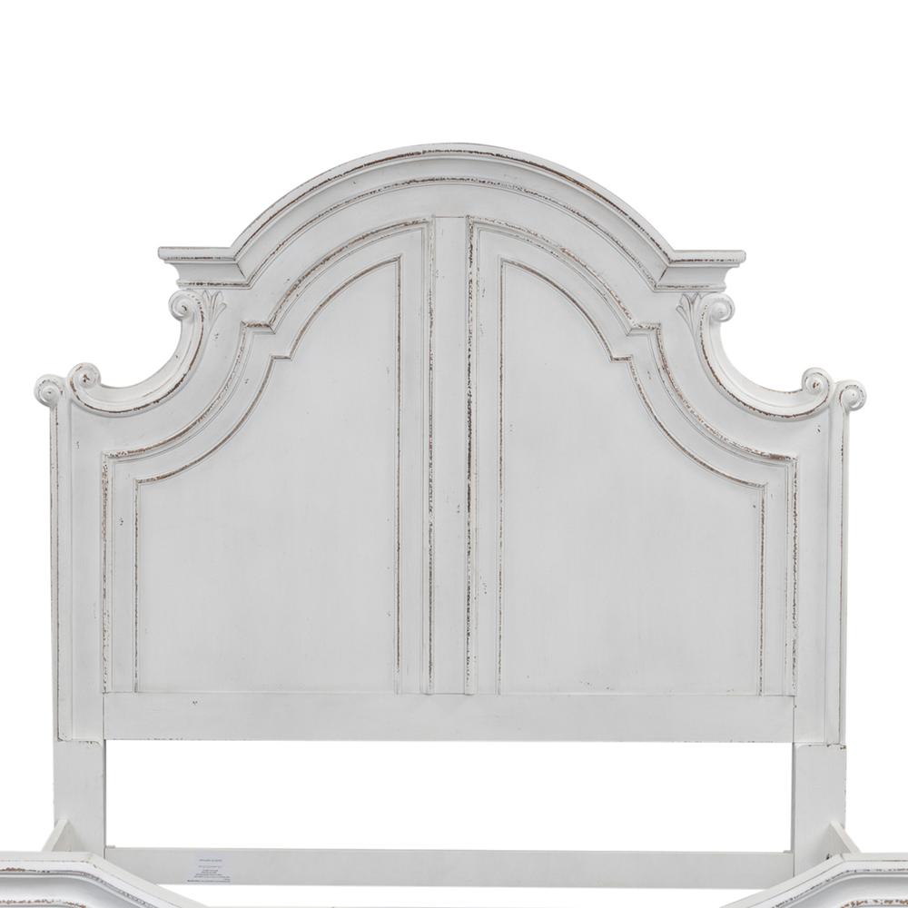 Magnolia Manor King Panel Headboard in Antique White