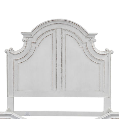 Magnolia Manor King Panel Headboard in Antique White