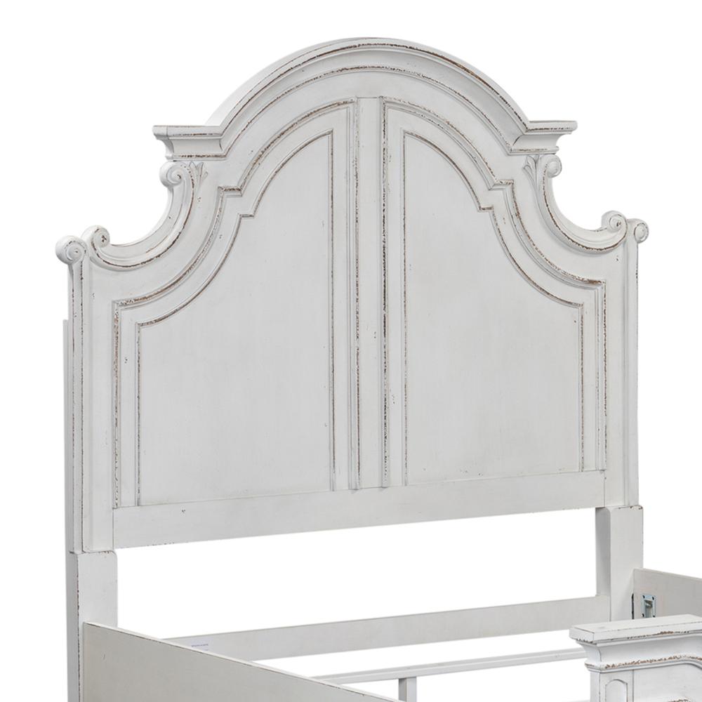Magnolia Manor King Panel Headboard in Antique White