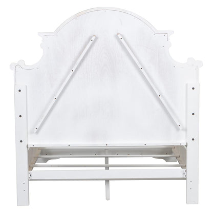 Magnolia Manor King Panel Headboard in Antique White