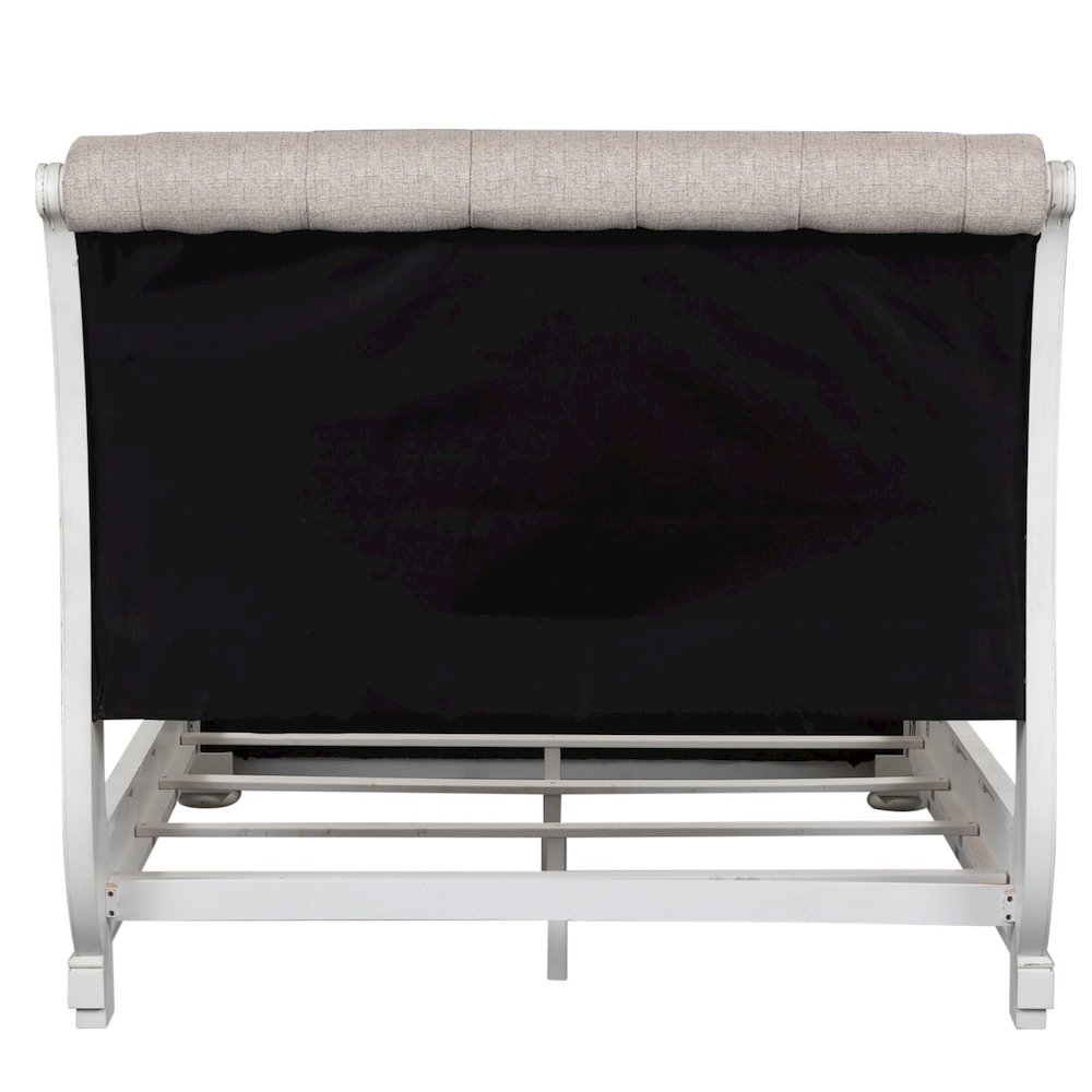 Magnolia Manor King Upholstered Sleigh Bed Headboard - Antique White