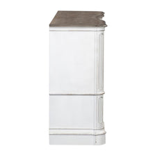 Magnolia Manor 9 Drawer Dresser in Antique White