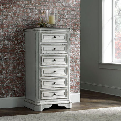 Magnolia Manor Lingerie Chest in Antique White