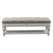 Magnolia Manor Bed Bench in Antique White