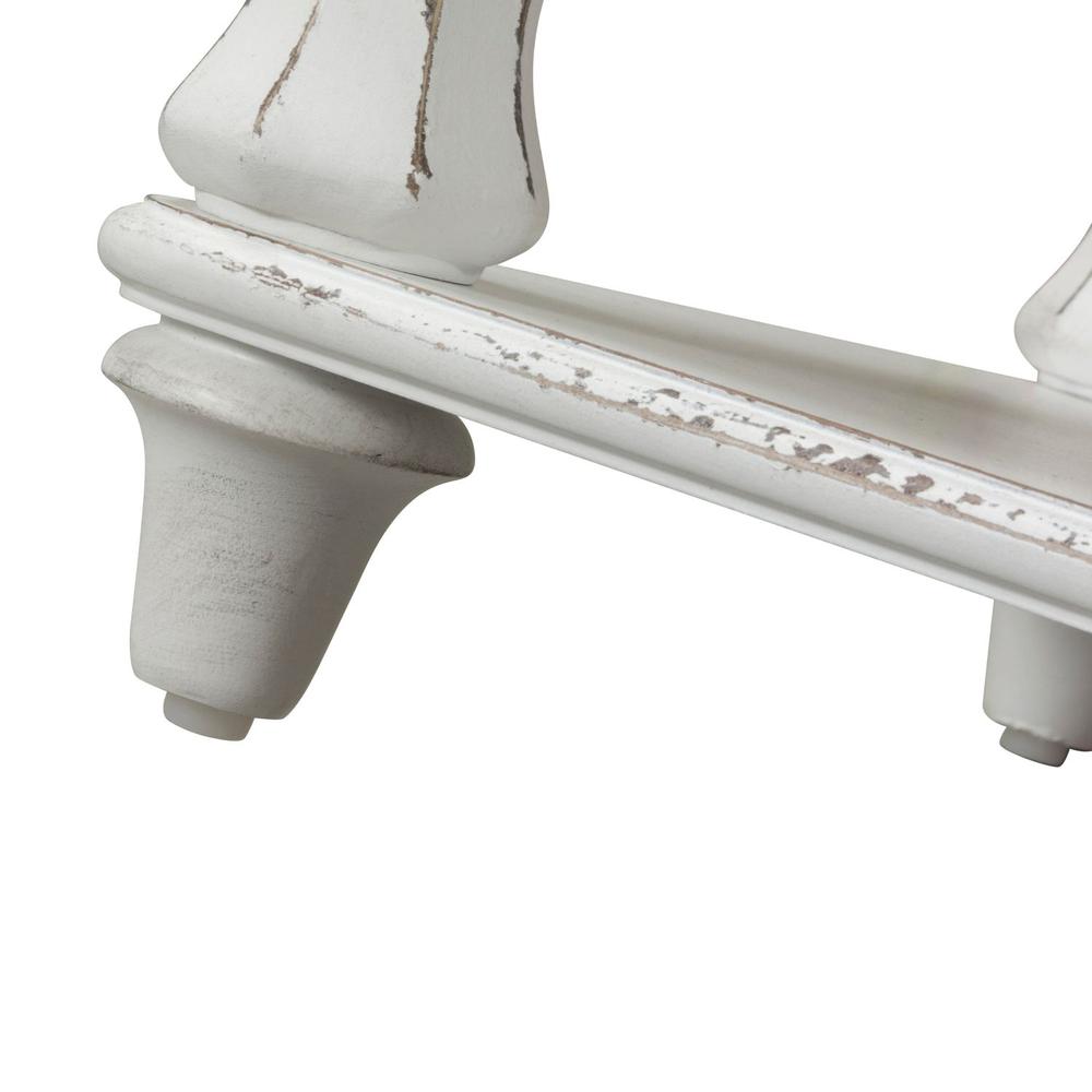 Magnolia Manor Bed Bench in Antique White