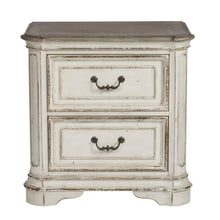 Magnolia Manor 2 Drawer Night Stand in Antique White
