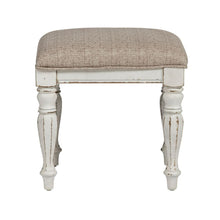 Magnolia Manor Vanity Stool in Antique White