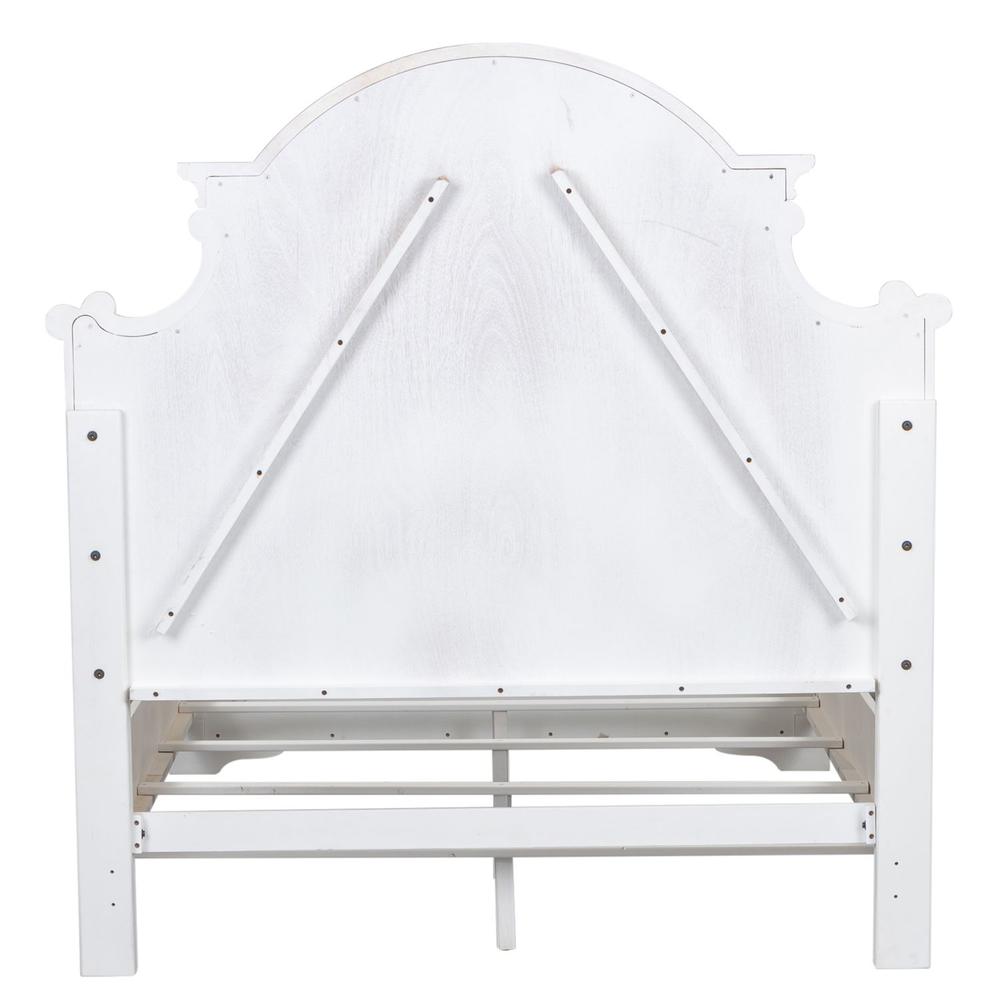 Magnolia Manor California King Panel Bed in Antique White