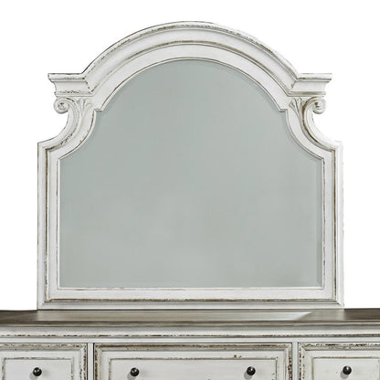 Magnolia Manor Dresser & Mirror in Antique White