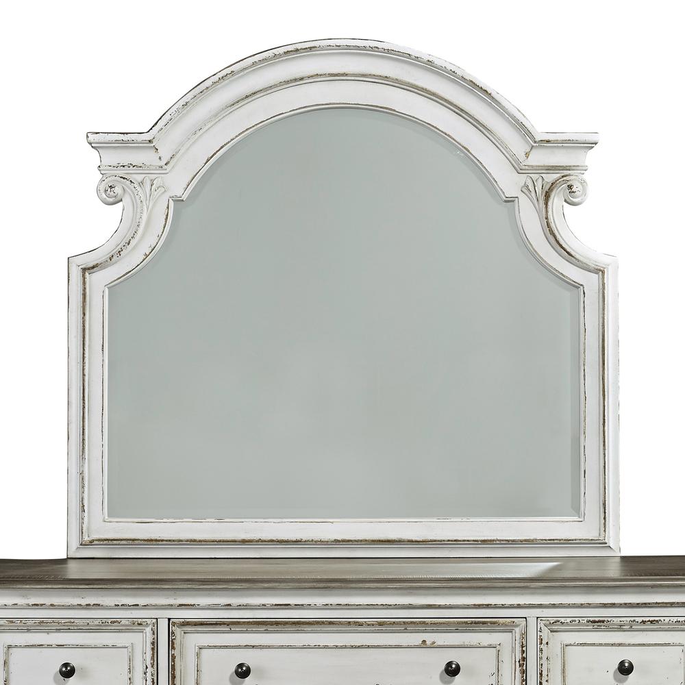 Magnolia Manor Dresser & Mirror in Antique White