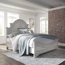 Magnolia Manor King Panel Bed in Antique White