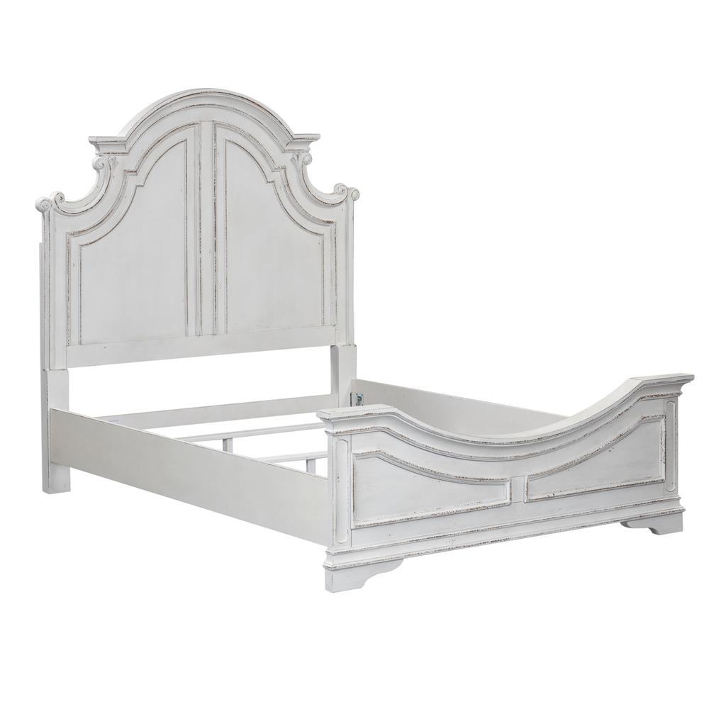 Magnolia Manor King Panel Bed in Antique White