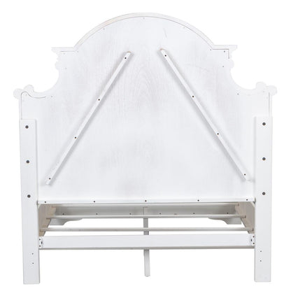 Magnolia Manor King Panel Bed in Antique White