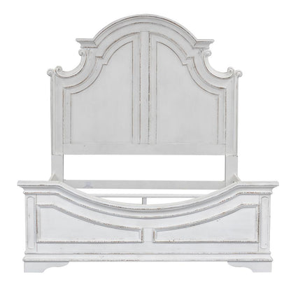 Magnolia Manor Queen Panel Bed in Antique White