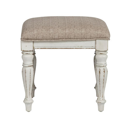 Magnolia Manor 3 Piece Vanity Set in Antique White