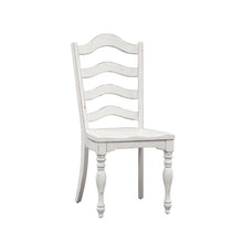Magnolia Manor Ladder Back Side Chair (RTA)-Set of 2 in Antique White