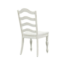 Magnolia Manor Ladder Back Side Chair (RTA)-Set of 2 in Antique White