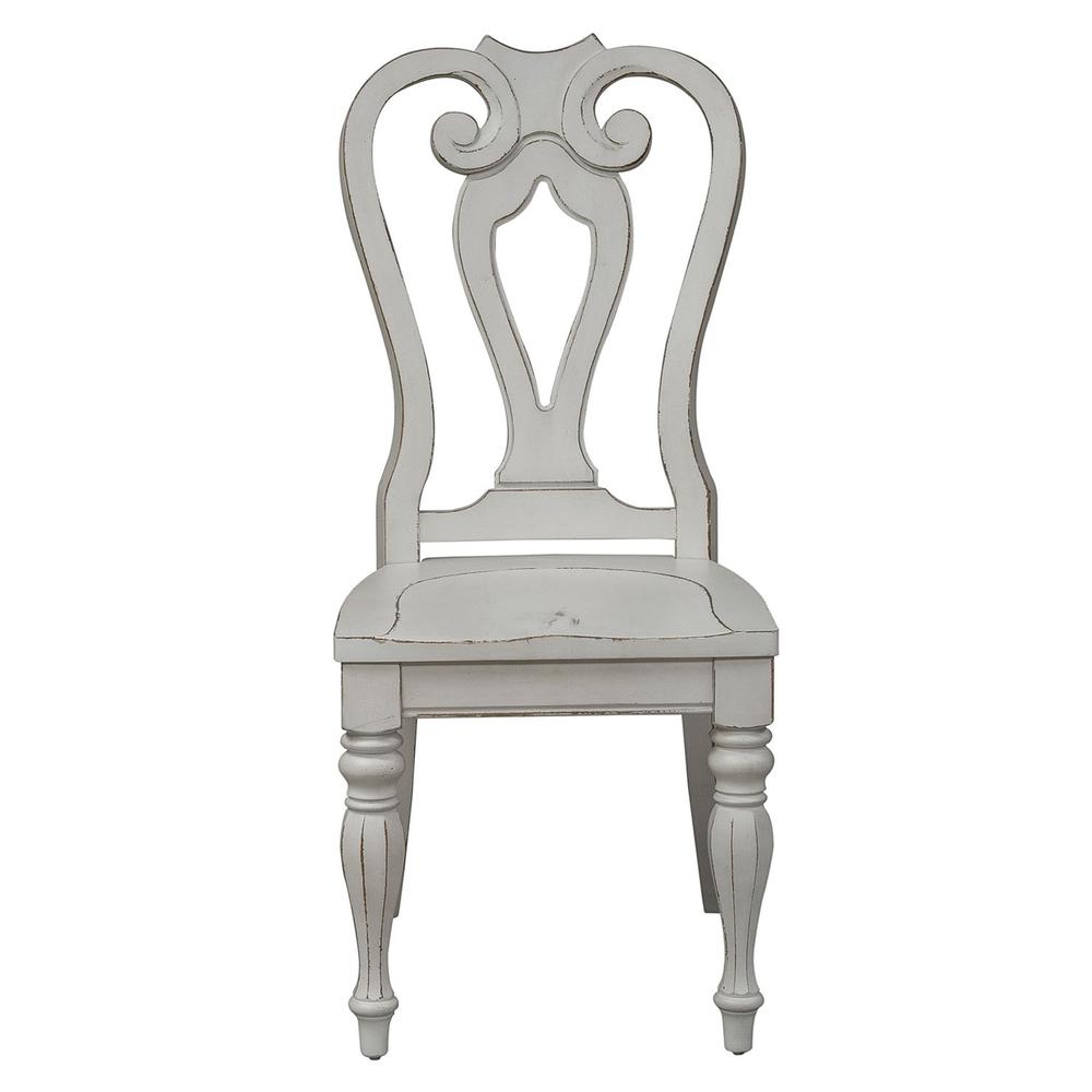 Magnolia Manor Splat Back Side Chair (RTA) in Antique White