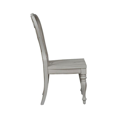 Magnolia Manor Splat Back Side Chair (RTA) in Antique White
