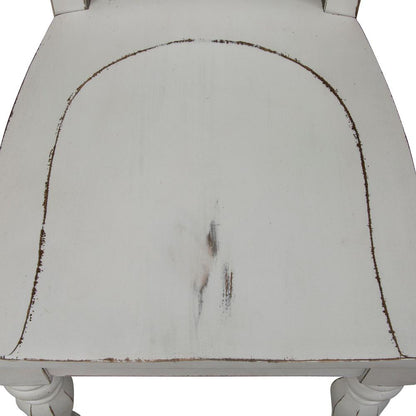 Magnolia Manor Splat Back Side Chair (RTA) in Antique White