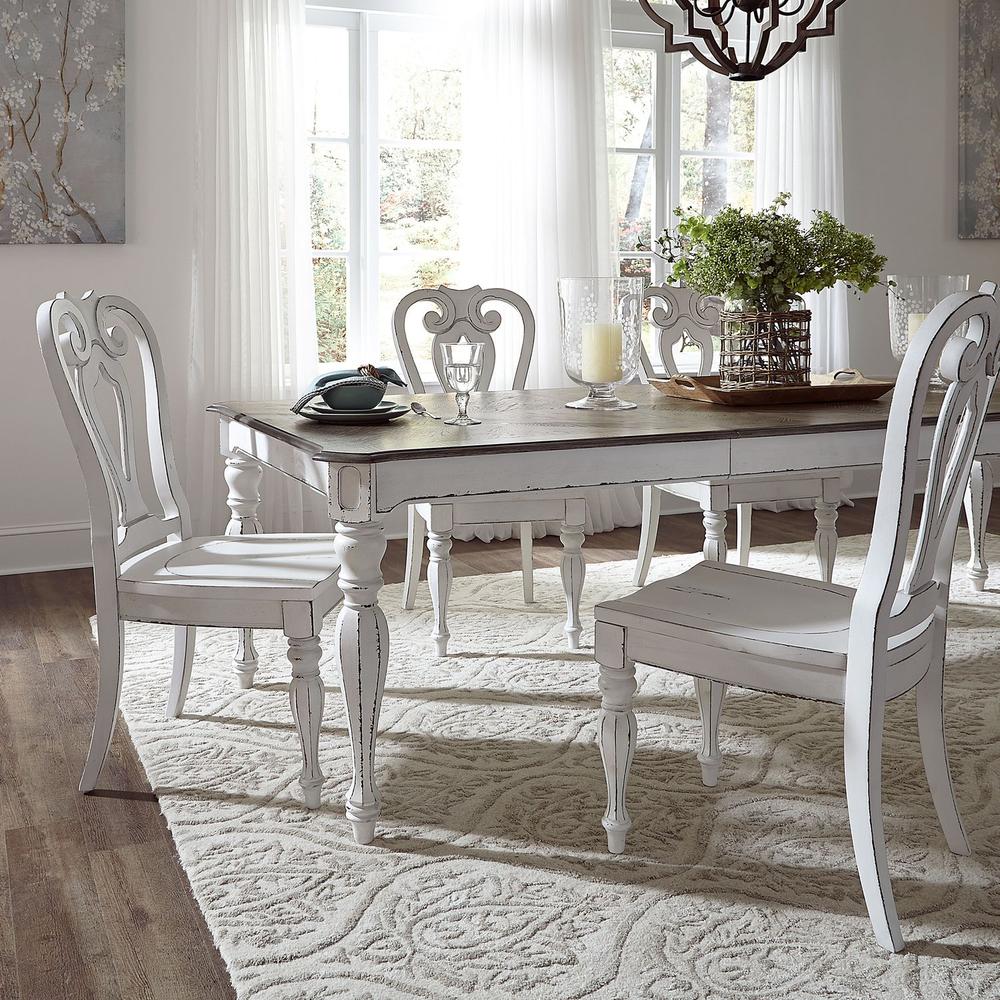 Magnolia Manor Splat Back Side Chair (RTA) in Antique White