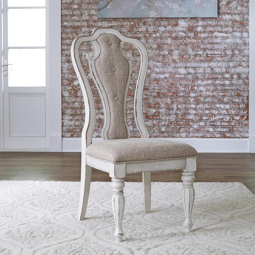 Splat Back Upholstered Side Chair (RTA)-Set of 2