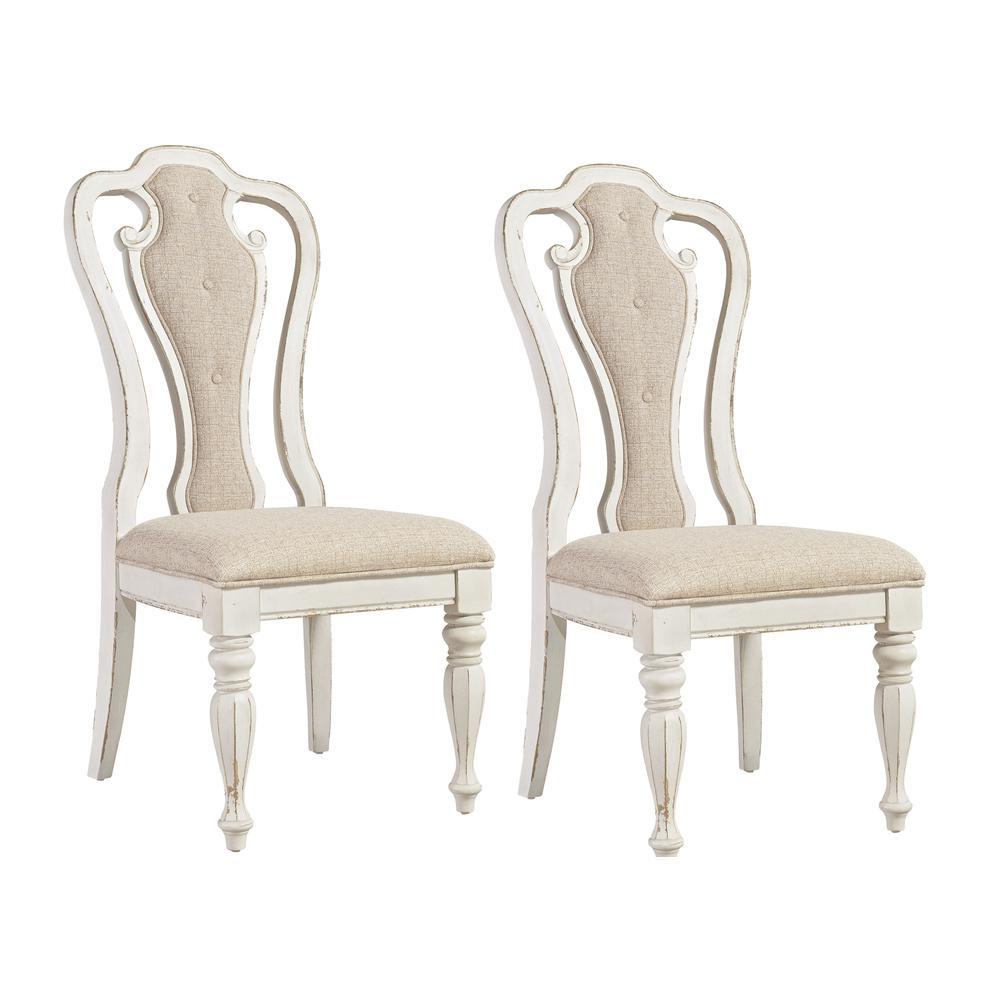 Splat Back Upholstered Side Chair (RTA)-Set of 2