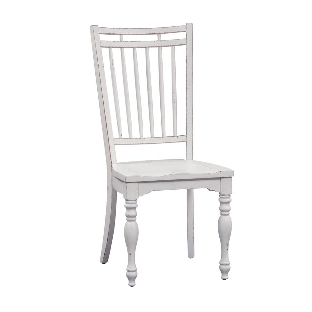 Magnolia Manor Spindle Back Side Chair (RTA) in Antique White