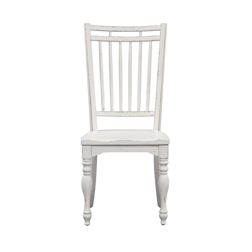 Magnolia Manor Spindle Back Side Chair (RTA) in Antique White