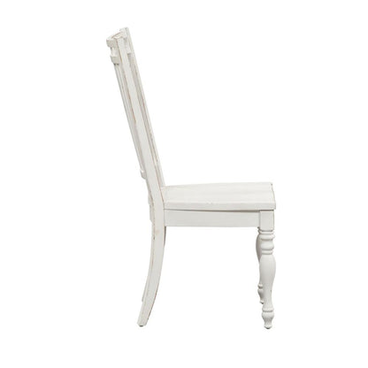 Magnolia Manor Spindle Back Side Chair (RTA) in Antique White