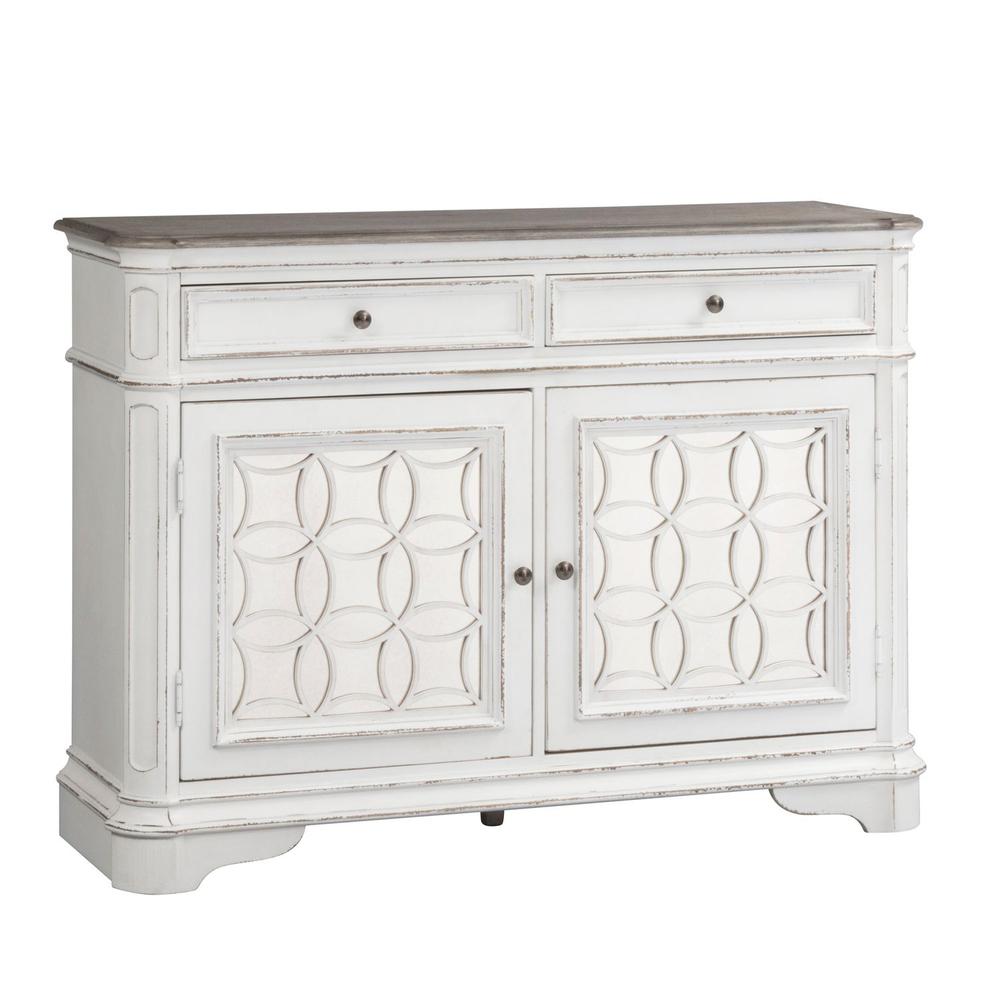 Magnolia Manor Buffet in Antique White