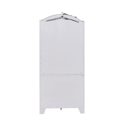 Magnolia Manor Glass Display Cabinet - LED Touch Light, Storage Display