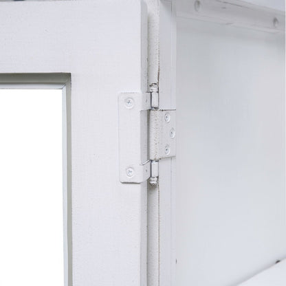 Magnolia Manor Glass Display Cabinet - LED Touch Light, Storage Display