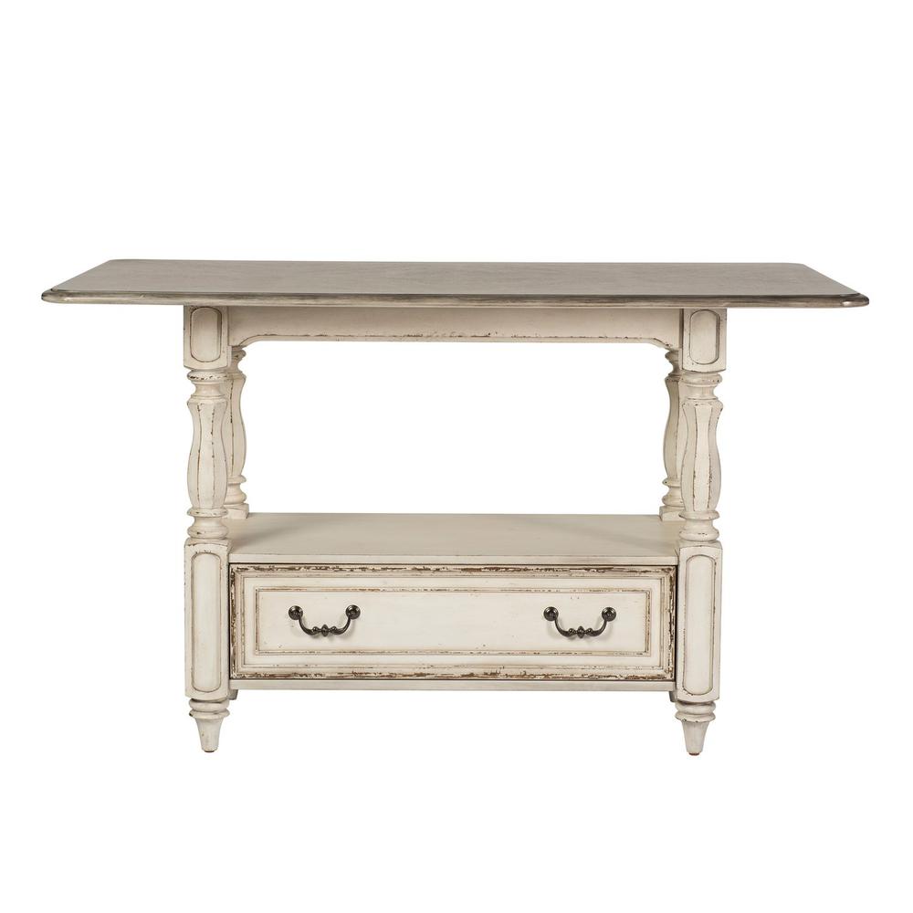 Magnolia Manor Gathering Table in Antique White