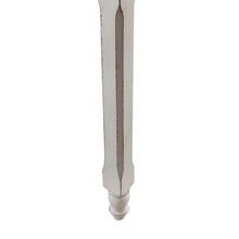 Corner Filler Table European Traditional  - Antique White & Weathered Bark