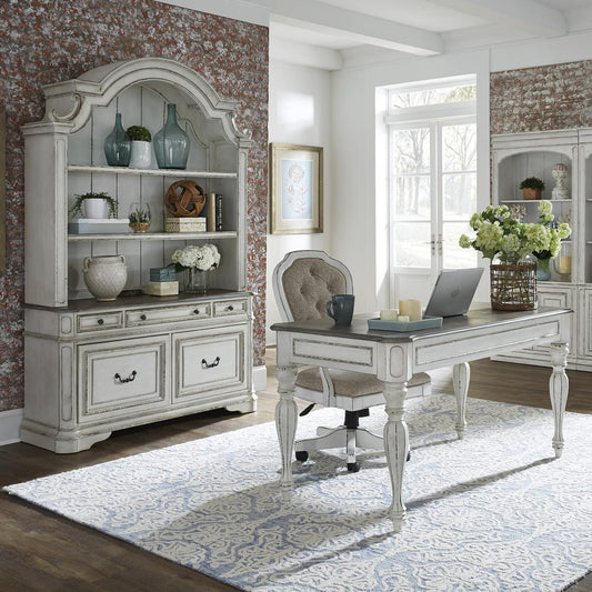 Magnolia Manor Jr Executive Desk Chair in Antique White