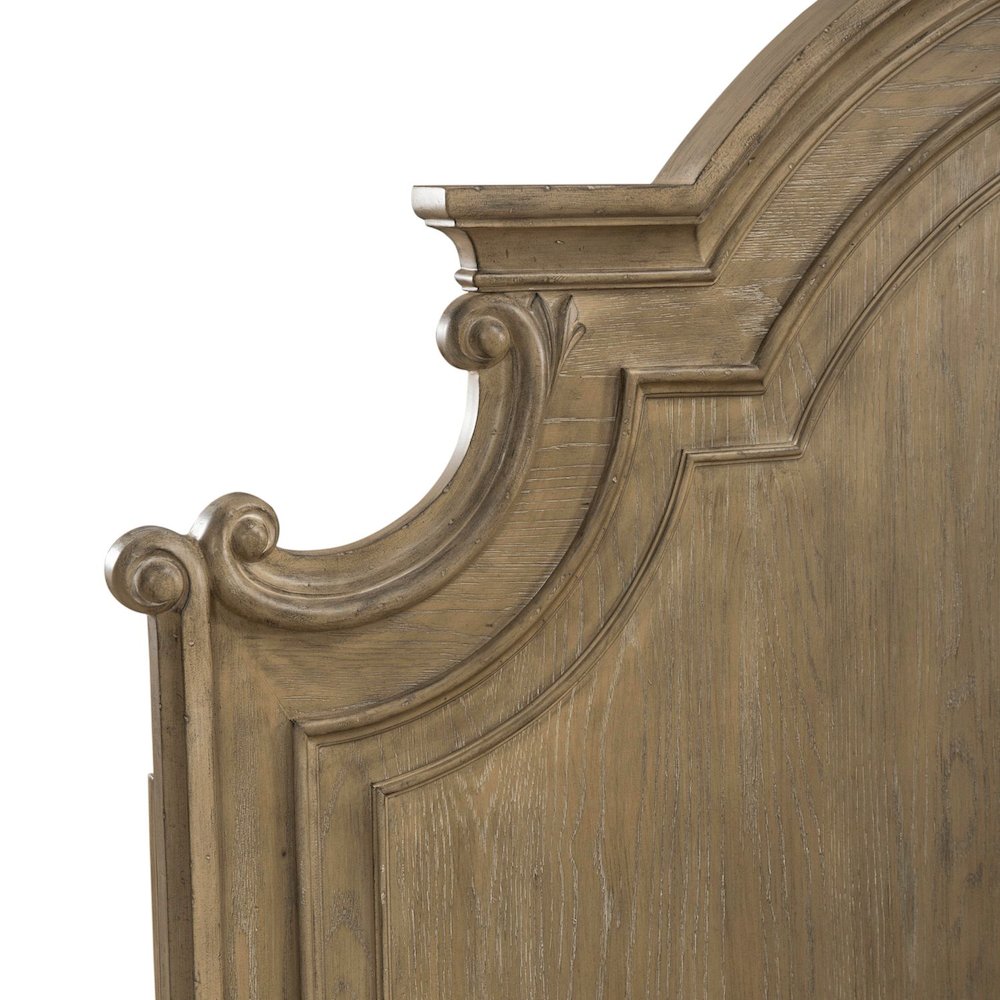 Magnolia Manor Queen Panel Headboard in Weathered Bisque
