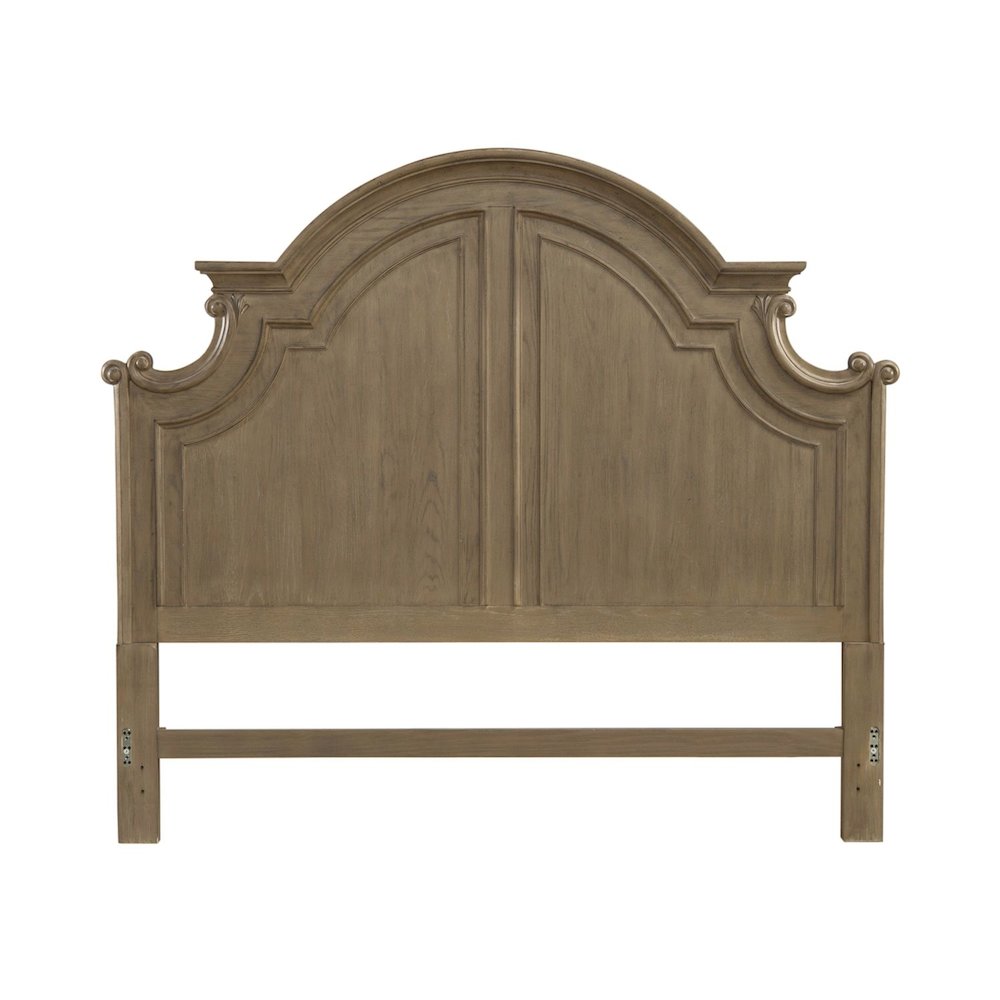 Magnolia Manor King Panel Headboard in Weathered Bisque