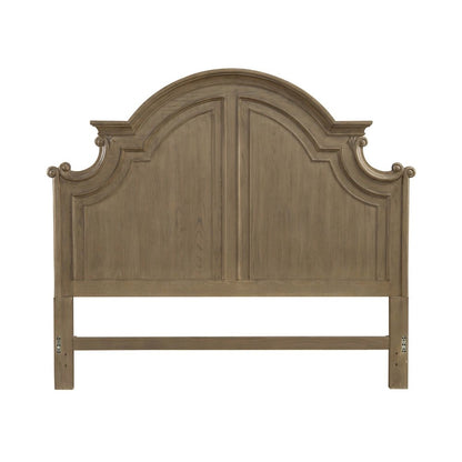 Magnolia Manor King Panel Headboard in Weathered Bisque