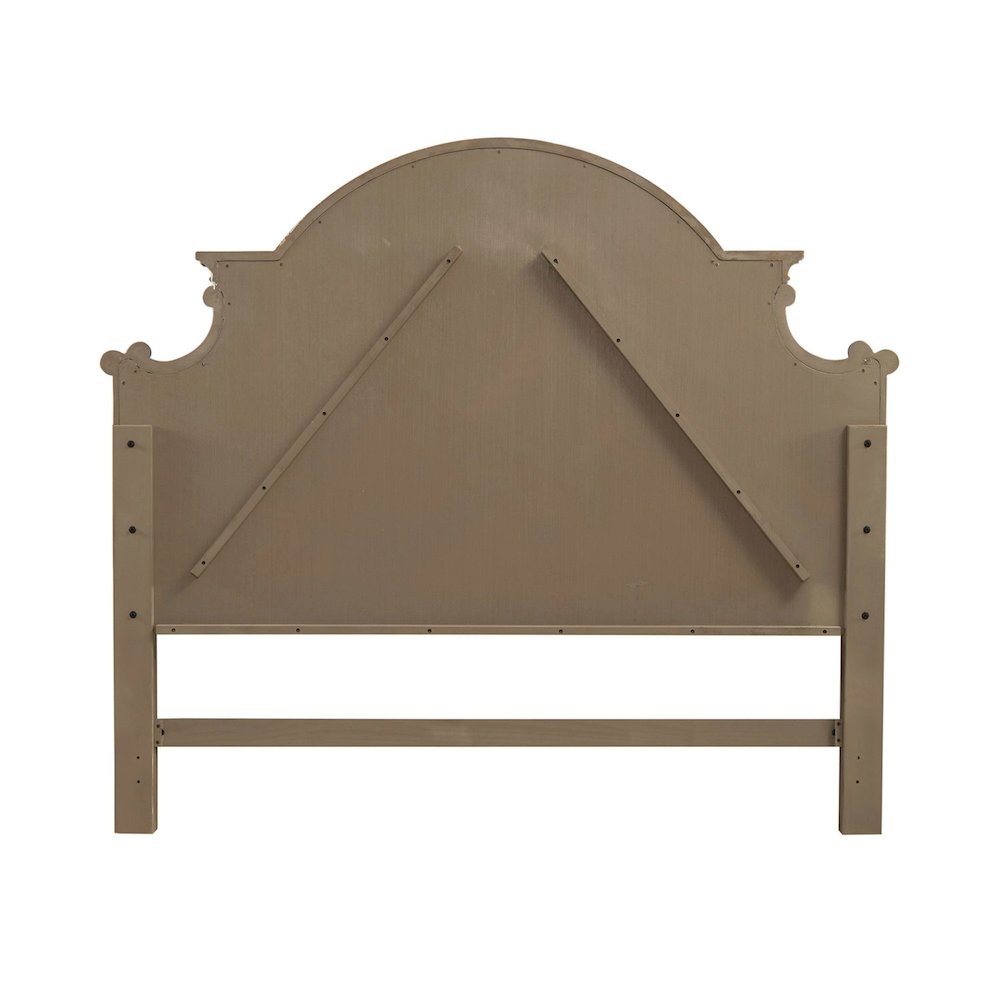 Magnolia Manor King Panel Headboard in Weathered Bisque