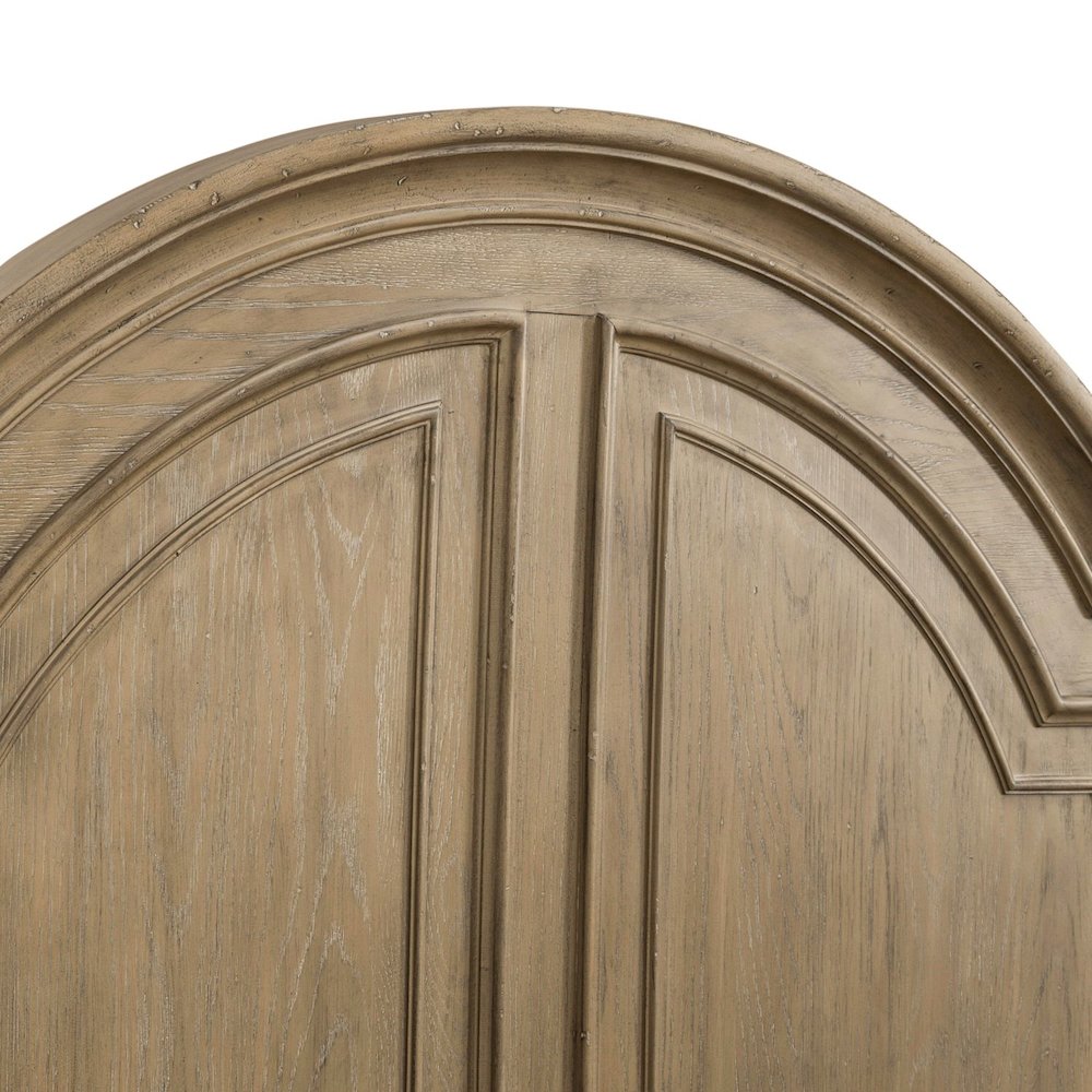Magnolia Manor King Panel Headboard in Weathered Bisque