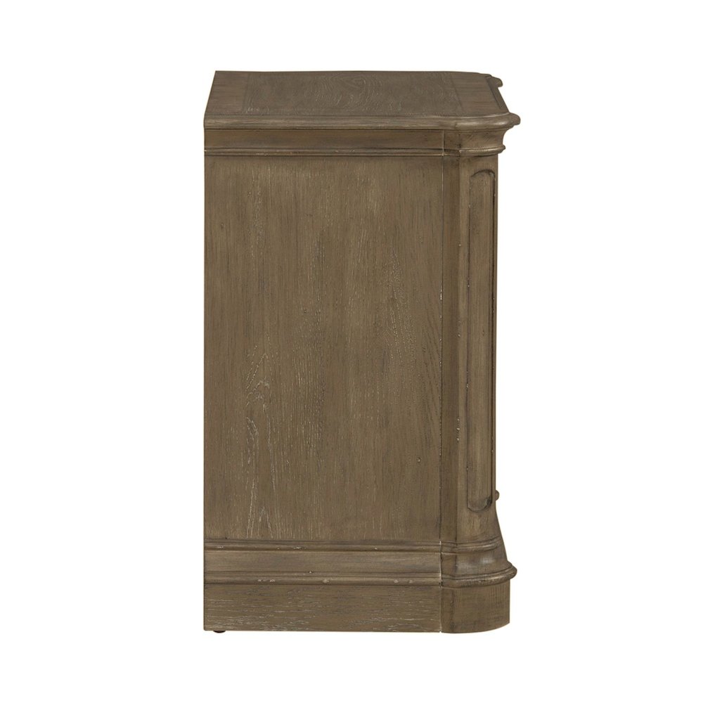 Magnolia Manor 2 Drawer Nightstand in Weathered Bisque