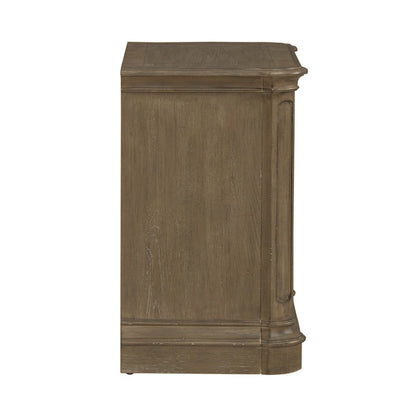 Magnolia Manor 2 Drawer Nightstand in Weathered Bisque