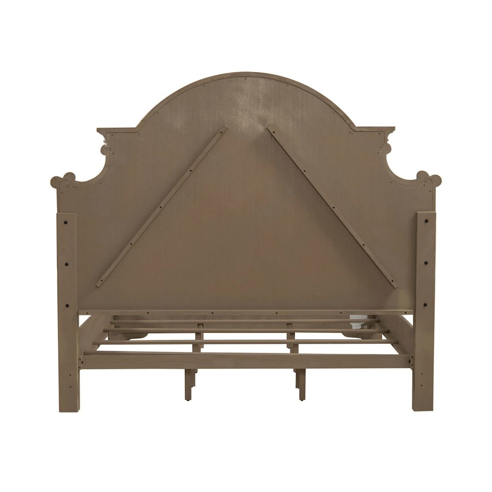 Magnolia Manor Queen Panel Bed in Weathered Bisque