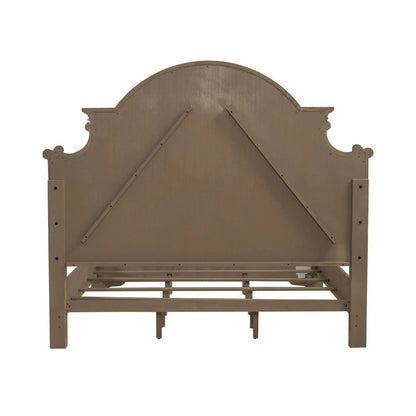 Magnolia Manor Queen Panel Bed in Weathered Bisque