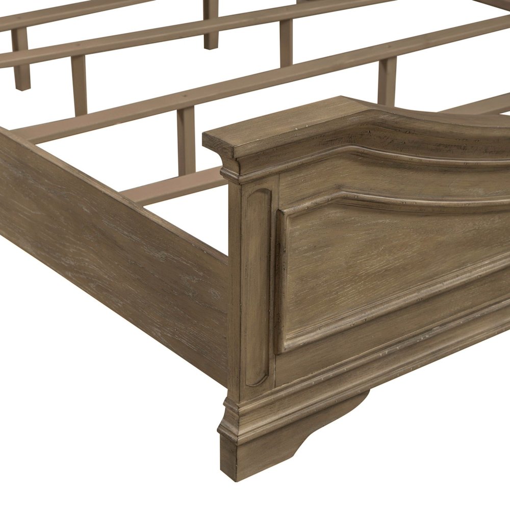 Magnolia Manor Queen Panel Bed in Weathered Bisque