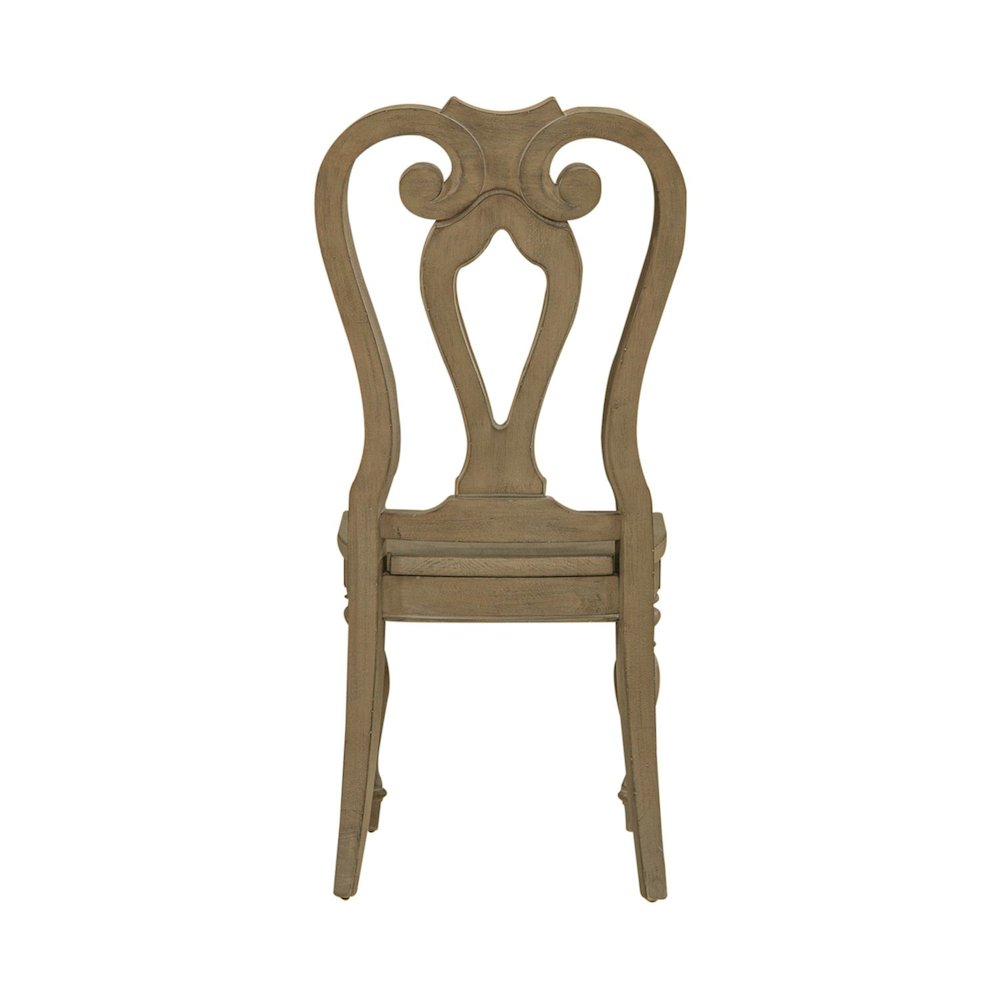 Magnolia Manor Splat Back Side Chair (RTA) - Set of 2 in Weathered Bisque